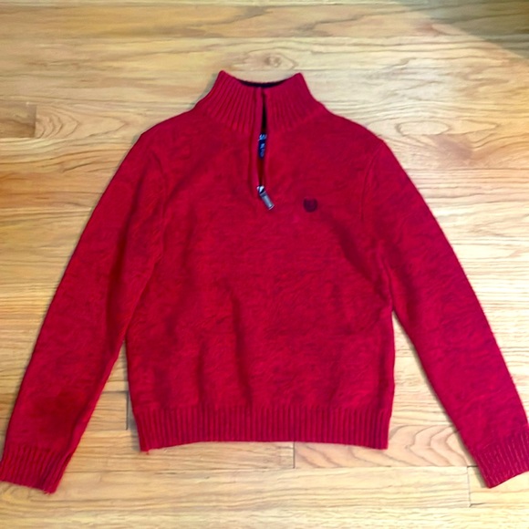 Chaps boys 10/12 sweater red - Picture 1 of 9